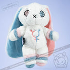 Plushie Dreadfuls - Gender Dysphoria Rabbit - Plush Stuffed Animal - Mysterious
