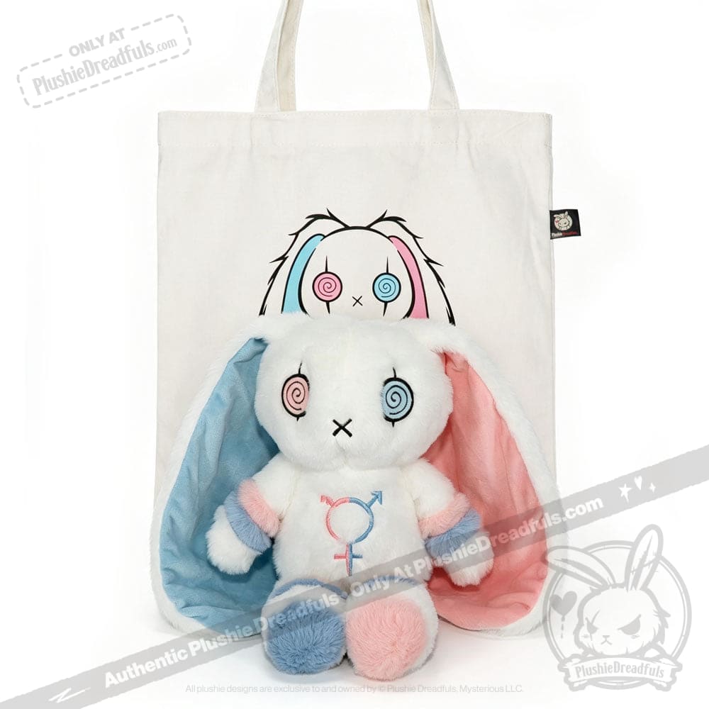 Gender Dysphoria Rabbit - Plush Stuffed Animal - plush