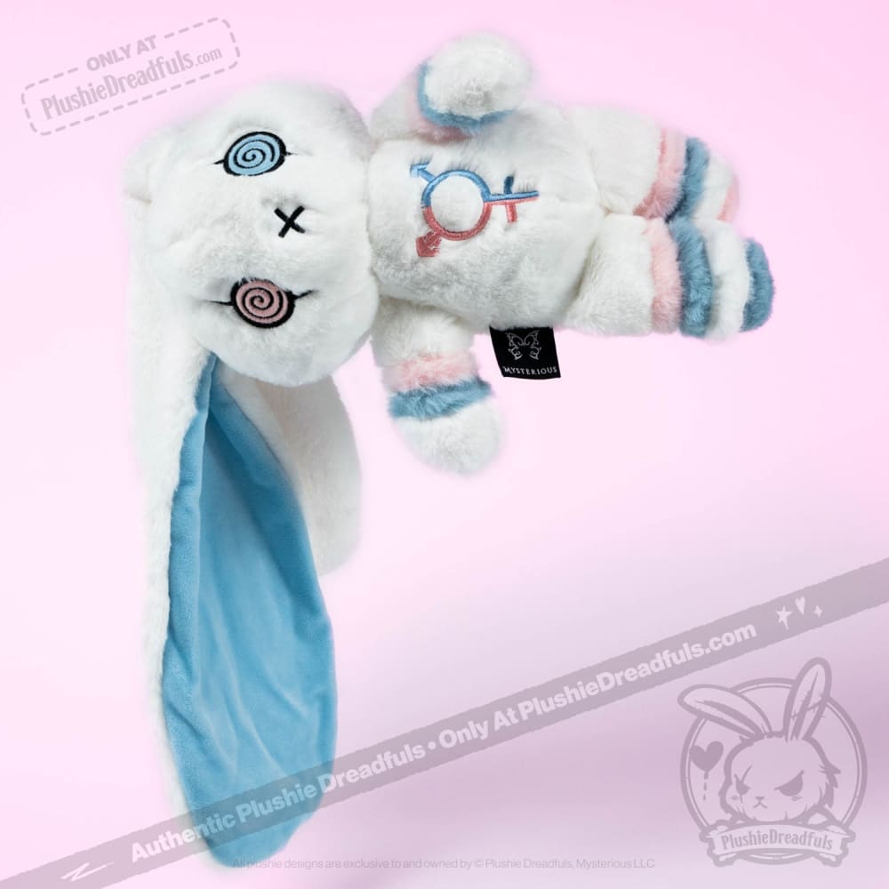 Plushie Dreadfuls - Gender Dysphoria Rabbit - Plush Stuffed Animal - Mysterious