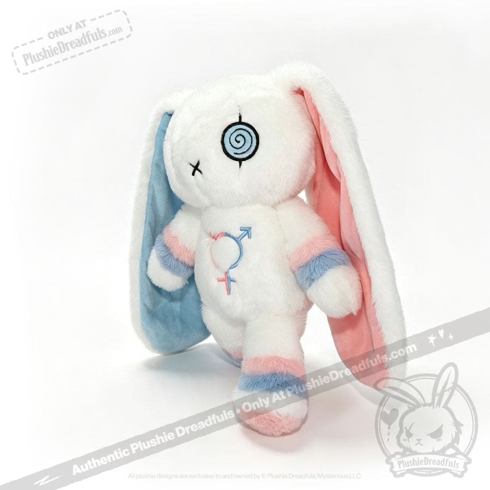 Gender Dysphoria Rabbit - Plush Stuffed Animal - plush