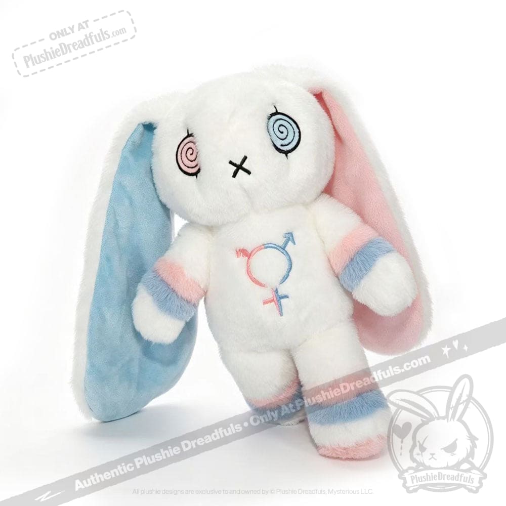Gender Dysphoria Rabbit - Plush Stuffed Animal - plush