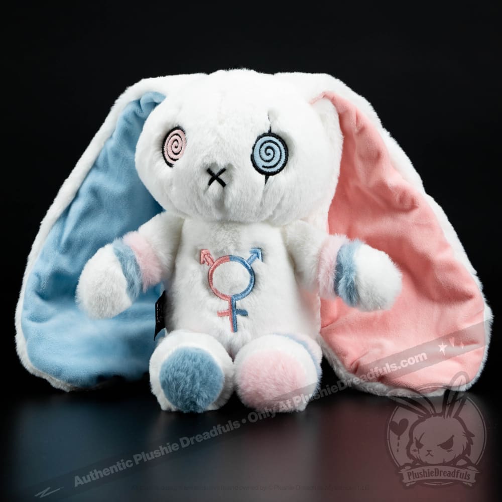 Plushie Dreadfuls - Gender Dysphoria Rabbit - Plush Stuffed Animal - Mysterious