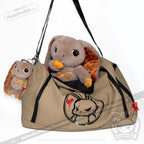 Plushie Dreadfuls - Gold Autism Rabbit Plush Keychain Accessory Keychain