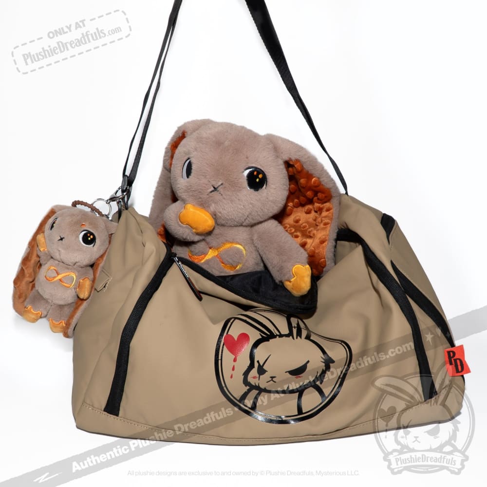 Plushie Dreadfuls - Gold Autism Rabbit Plush Keychain Accessory Keychain