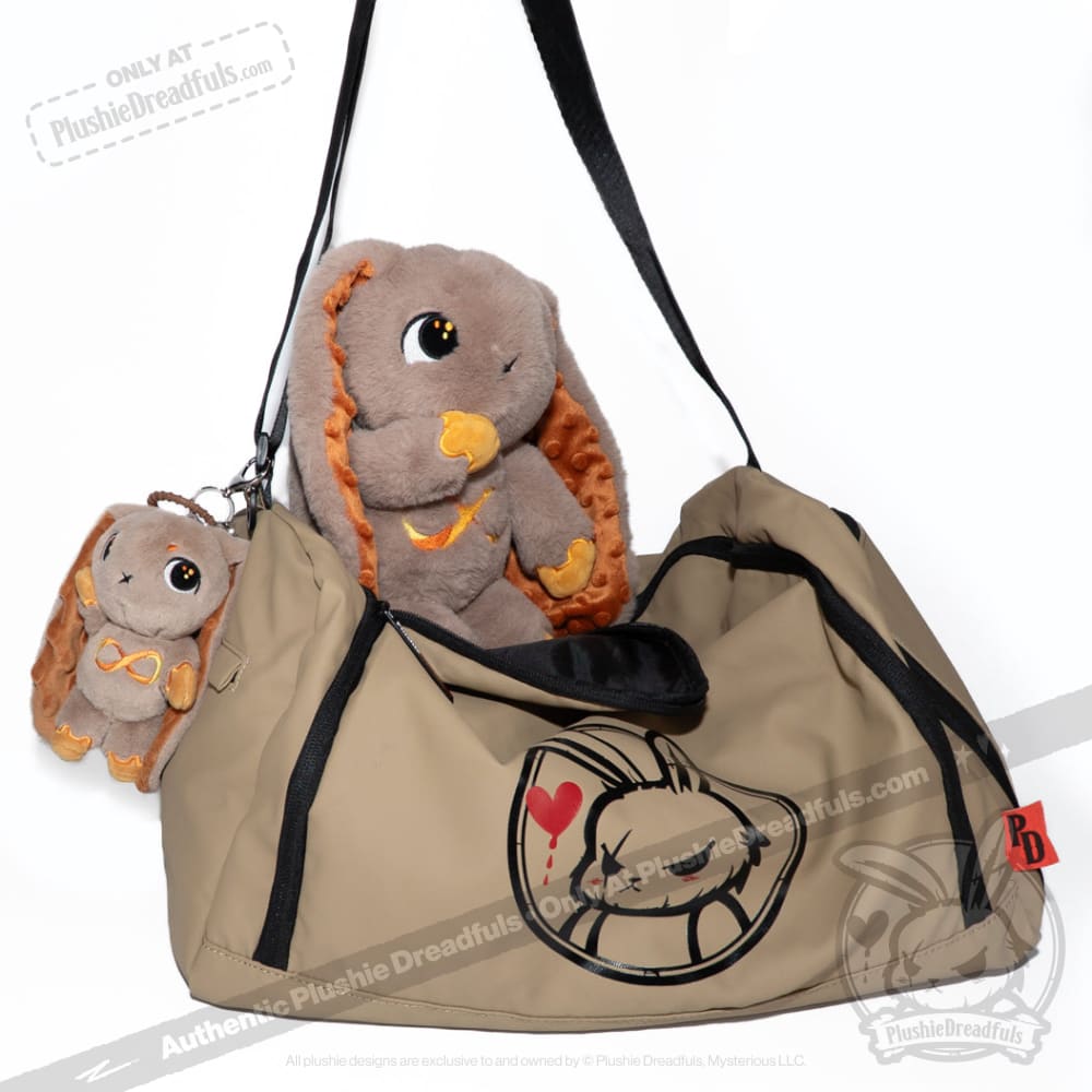 Plushie Dreadfuls - Gold Autism Rabbit Plush Keychain Accessory Keychain