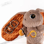 Plushie Dreadfuls - Gold Autism Rabbit Stacking Friendship Bracelet