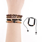 Plushie Dreadfuls - Gold Autism Rabbit Stacking Friendship Bracelet