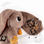 Plushie Dreadfuls - Gold Autism Rabbit Stacking Friendship Bracelet