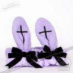 Goth Rabbit Spa Headband - 2 Pack - Mysterious