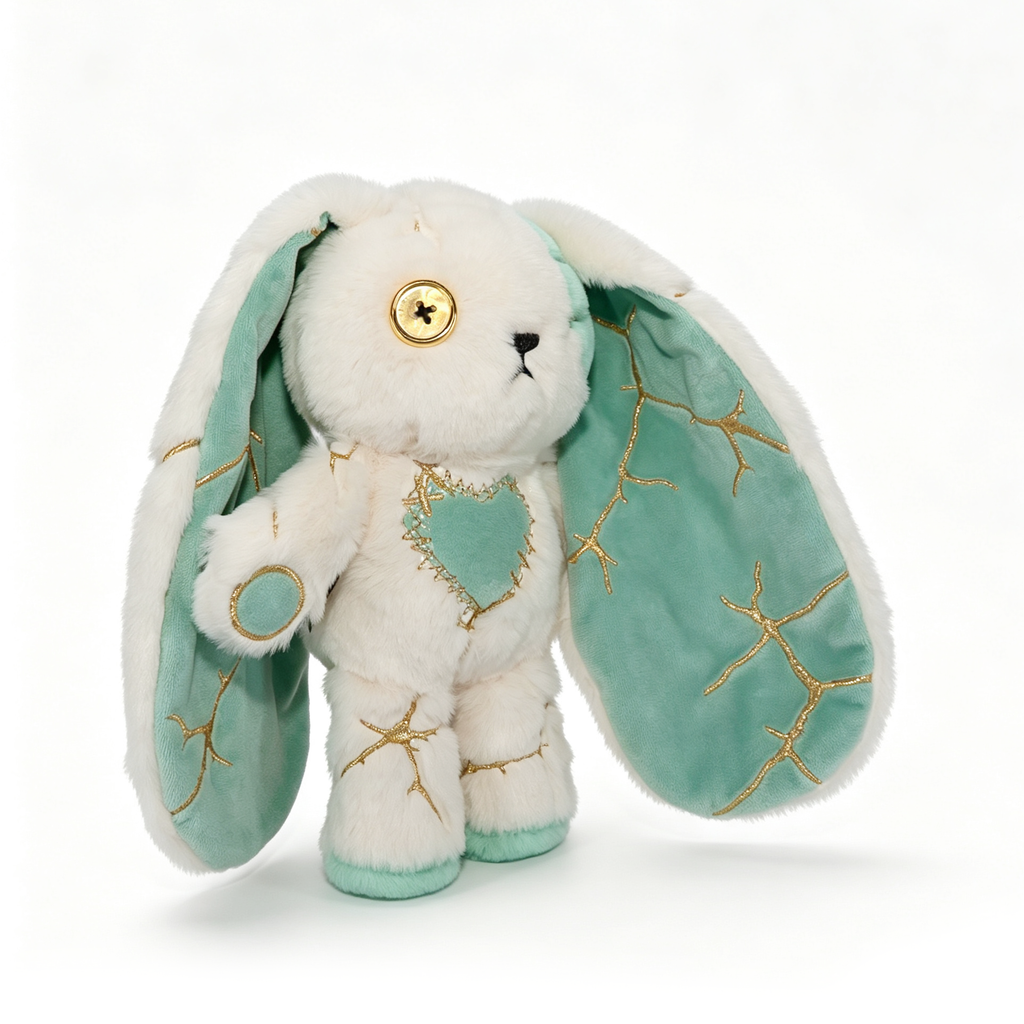 Plushie Dreadfuls -Mint Kintsugi Love Rabbit - Plush Stuffed Animal
