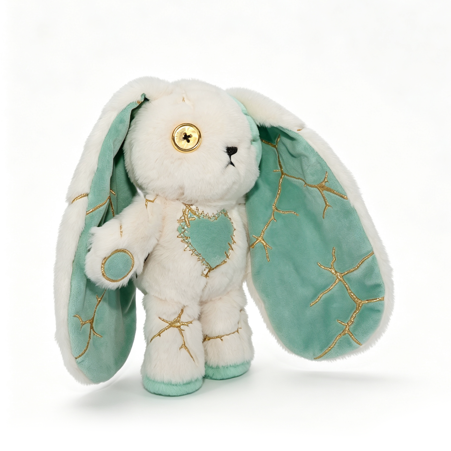 Plushie Dreadfuls -Mint Kintsugi Love Rabbit - Plush Stuffed Animal