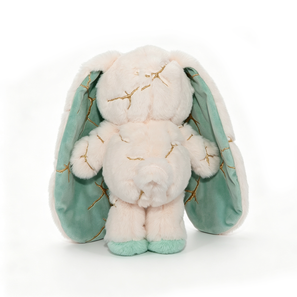 Plushie Dreadfuls -Mint Kintsugi Love Rabbit - Plush Stuffed Animal