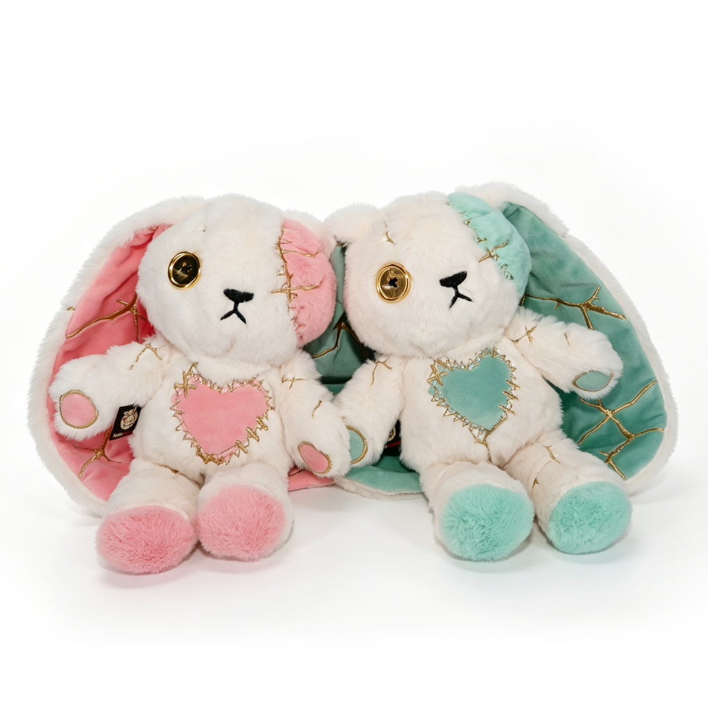 Plushie Dreadfuls -Mint Kintsugi Love Rabbit - Plush Stuffed Animal