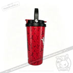 Grey Anxiety Rabbit Cup - Plush Head and Cup Collector Set - thermos