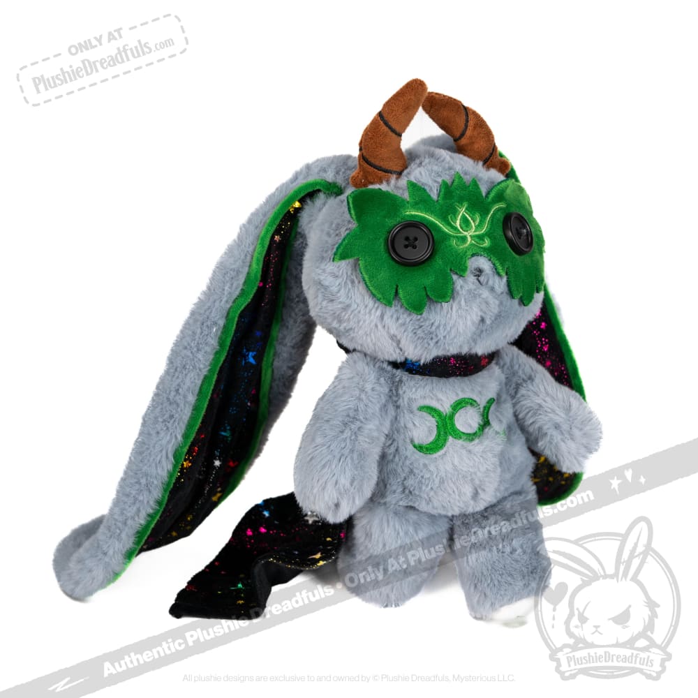Plushie Dreadfuls - Grey Witch Rabbit - Plush Stuffed Animal - Mysterious