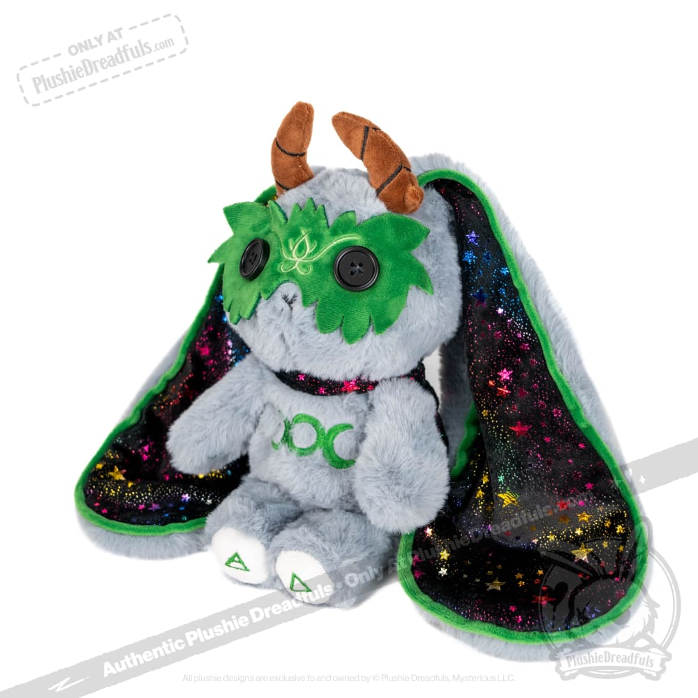 Plushie Dreadfuls - Grey Witch Rabbit - Plush Stuffed Animal - Mysterious