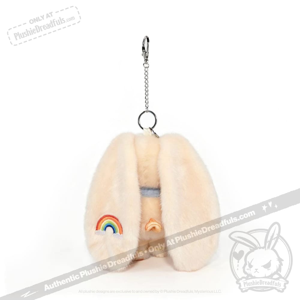 Happiness Rabbit Plush Keychain Accessory - Keychain