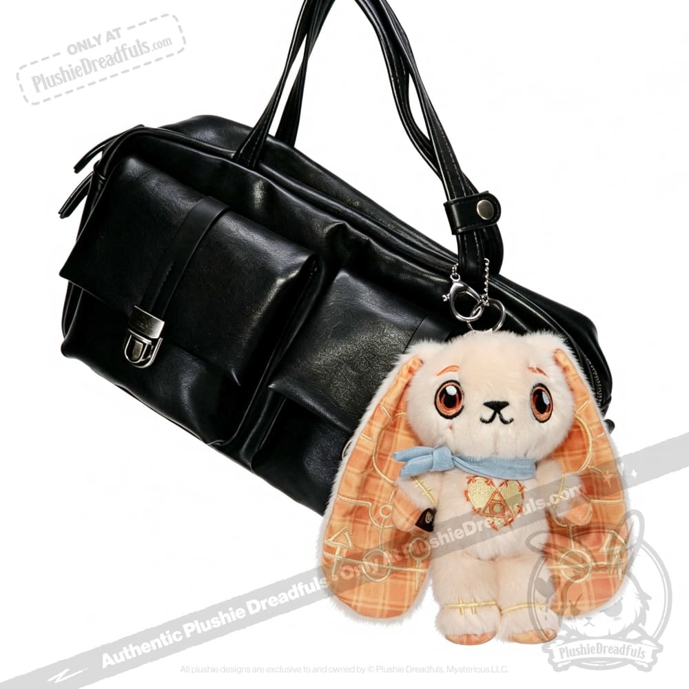 Happiness Rabbit Plush Keychain Accessory - Keychain