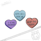 Plushie Dreadfuls - Heart Candy Enamel Pin Pin