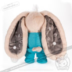 Plushie Dreadfuls - Immunocompromised Rabbit Plush Stuffed Animal Plush