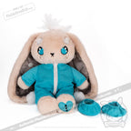 Plushie Dreadfuls - Immunocompromised Rabbit Plush Stuffed Animal Plush