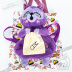 Plushie Dreadfuls -  Klepto Raccoon Plush Backpack - Mysterious
