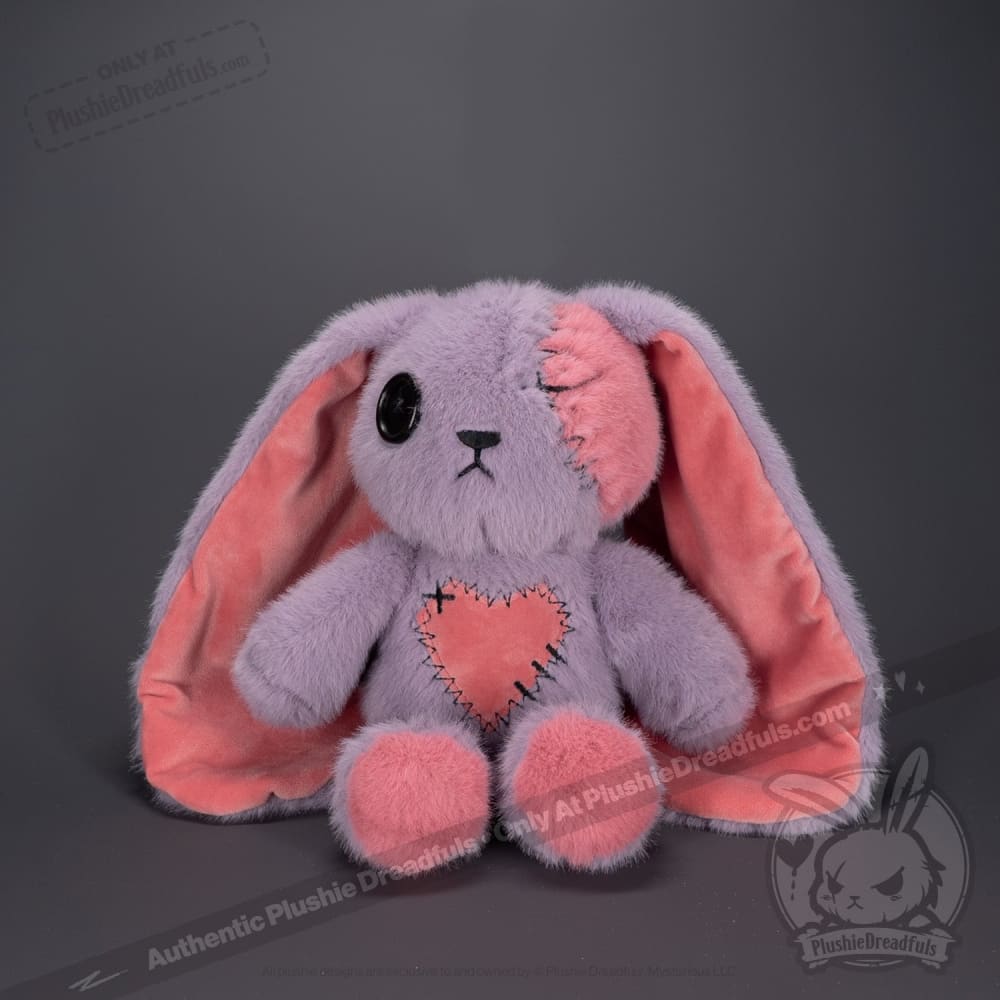 Plushie Dreadfuls - Lavender Love Rabbit Limited Edition - Plush Stuffed Animal - Mysterious