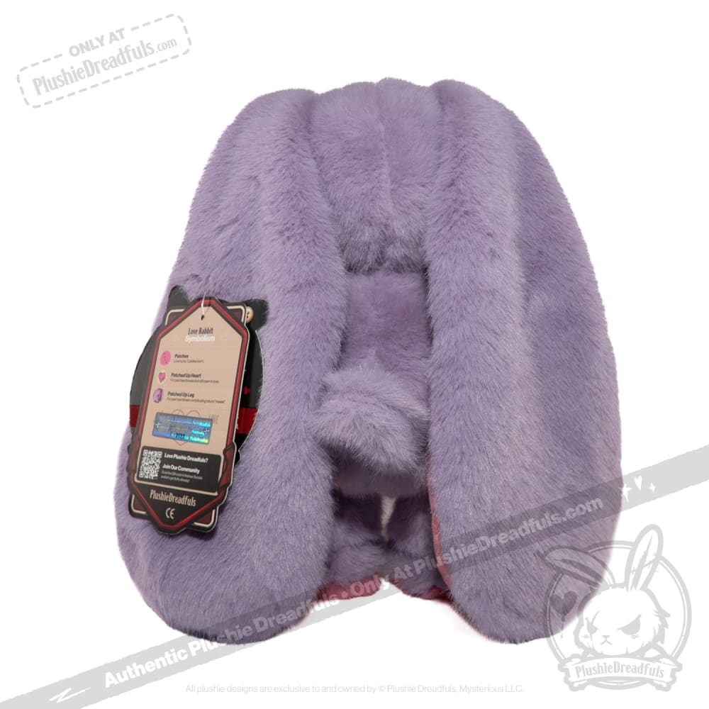 Plushie Dreadfuls - Lavender Love Rabbit Limited Edition - Plush Stuffed Animal toy