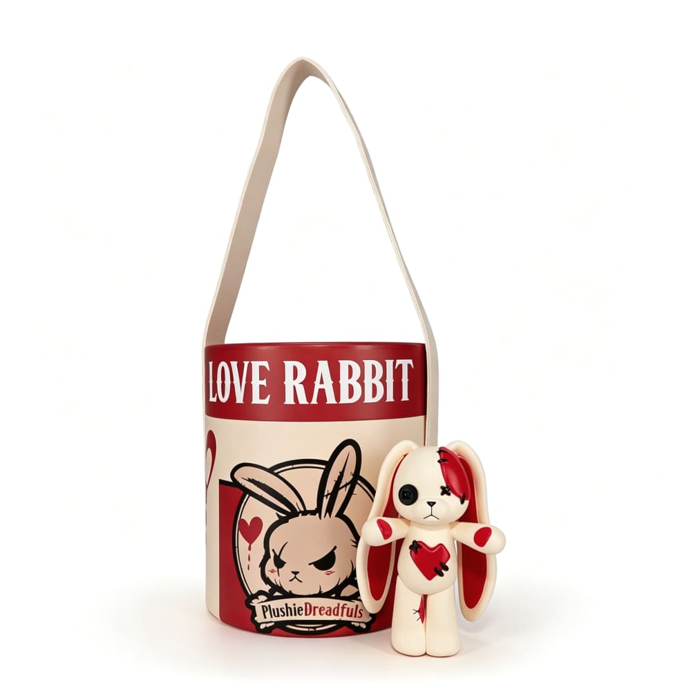 Plushie Dreadfuls Love Rabbit Figurine - necklace
