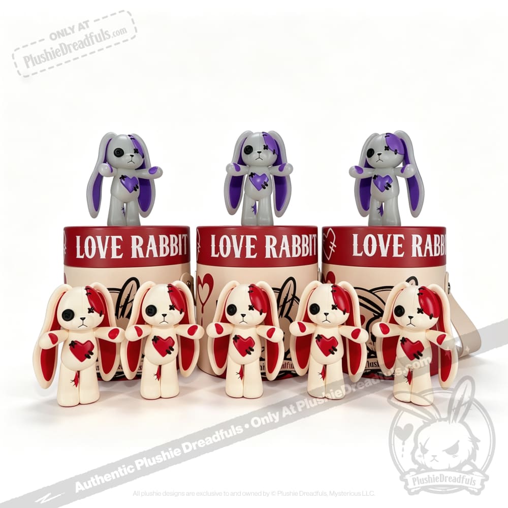 Plushie Dreadfuls Love Rabbit Figurine - necklace