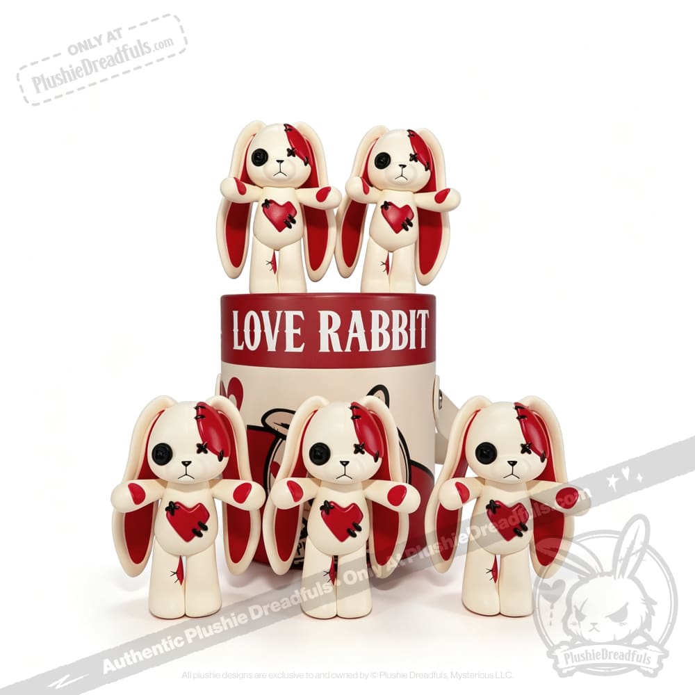Plushie Dreadfuls Love Rabbit Figurine - necklace
