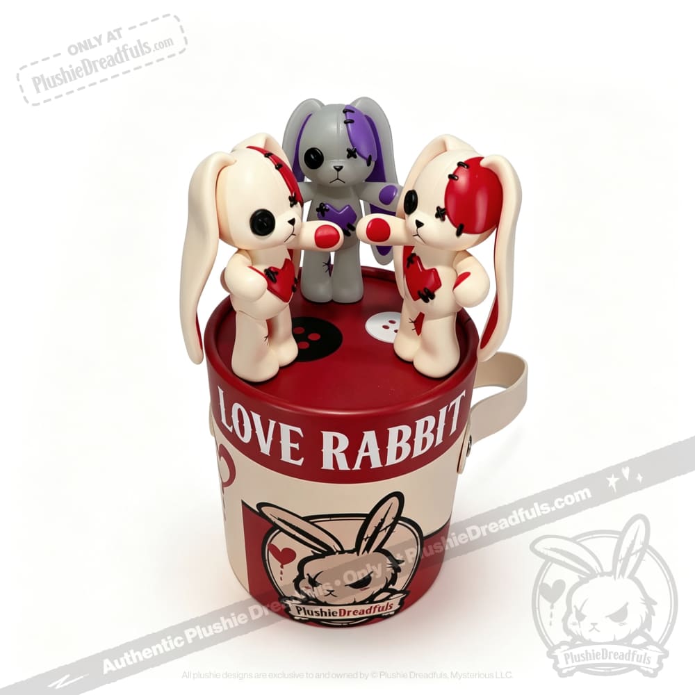 Plushie Dreadfuls Love Rabbit Figurine - necklace