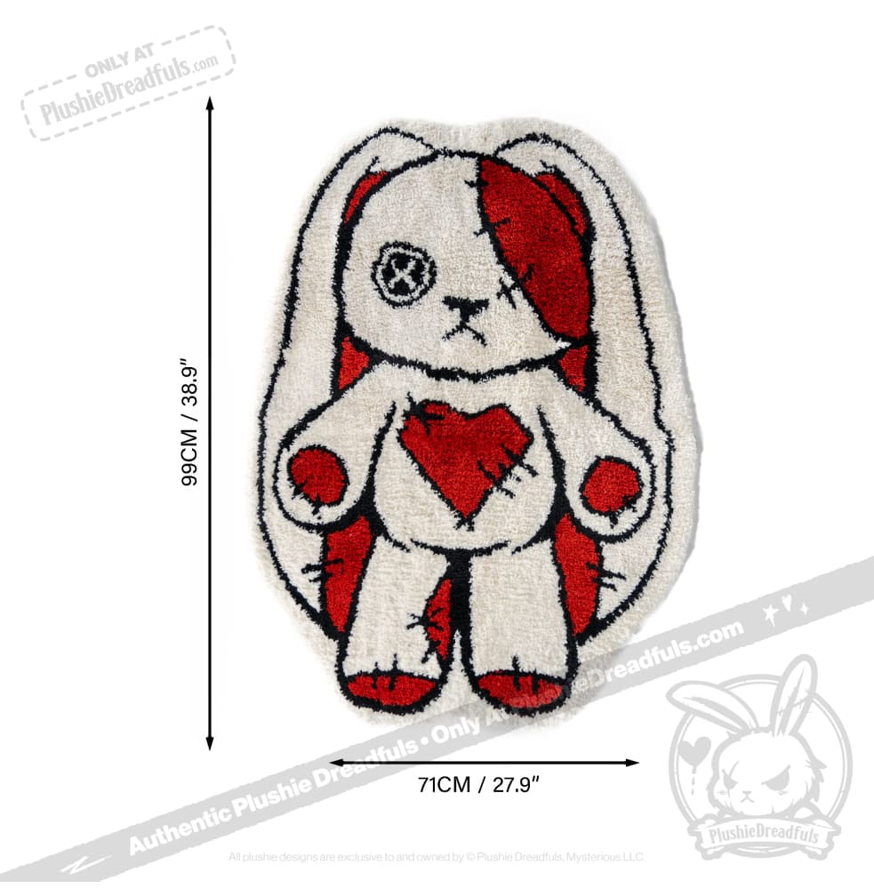 Love Rabbit Rug Home Decoration