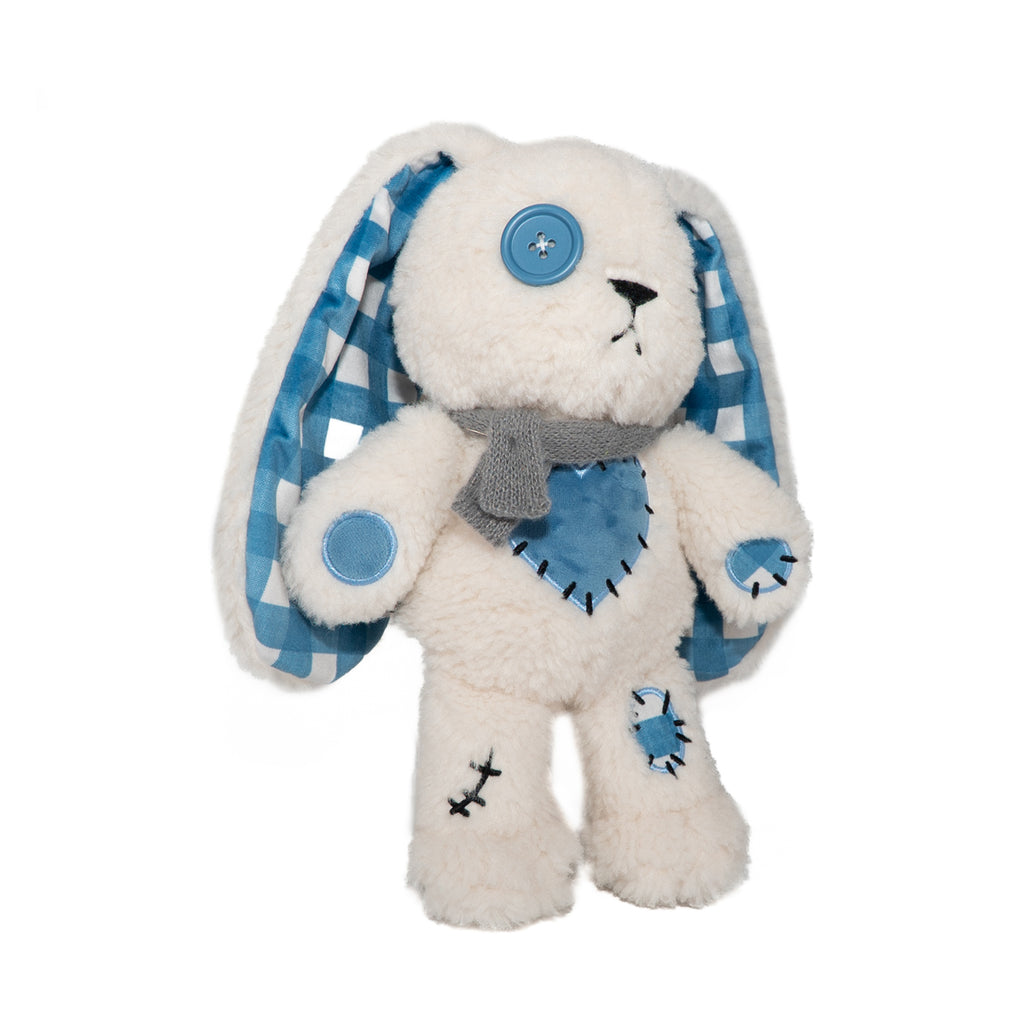 Plushie Dreadfuls - Blue Plaid Love Rabbit - Plush Stuffed Animal