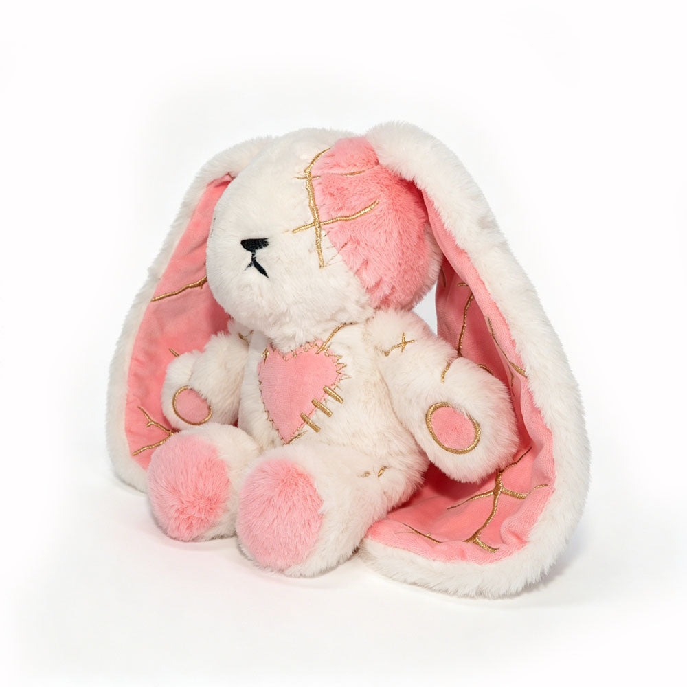 Plushie Dreadfuls -Pink Kintsugi Love Rabbit - Plush Stuffed Animal