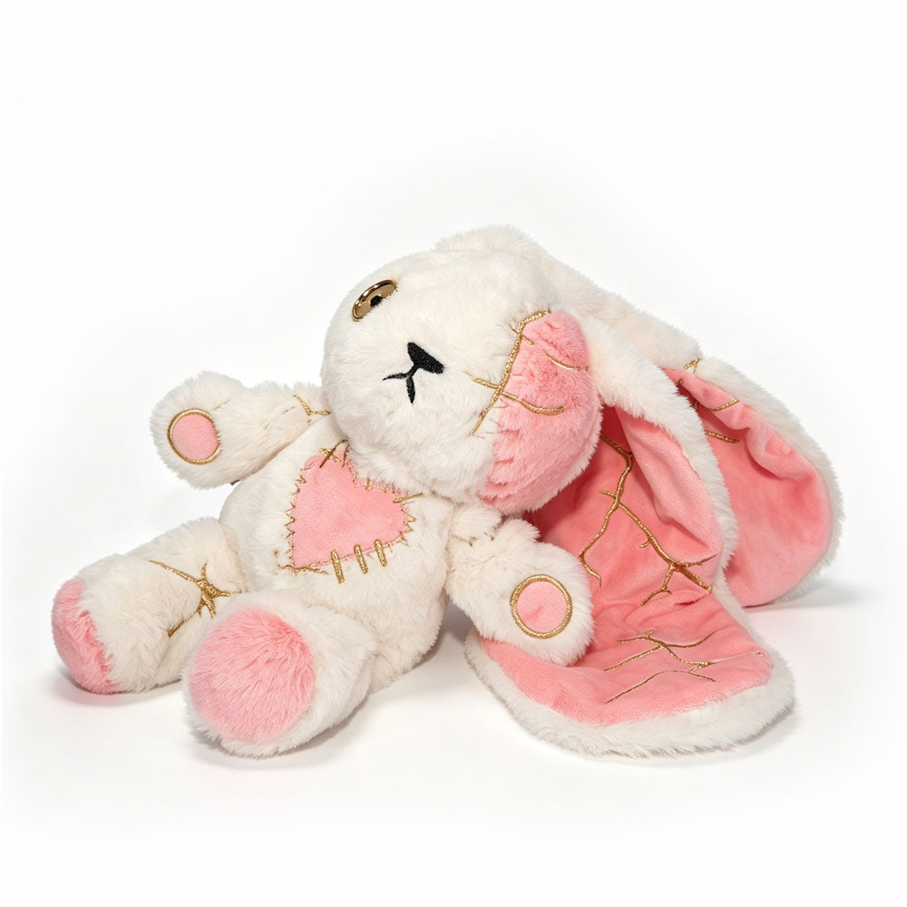 Plushie Dreadfuls -Pink Kintsugi Love Rabbit - Plush Stuffed Animal
