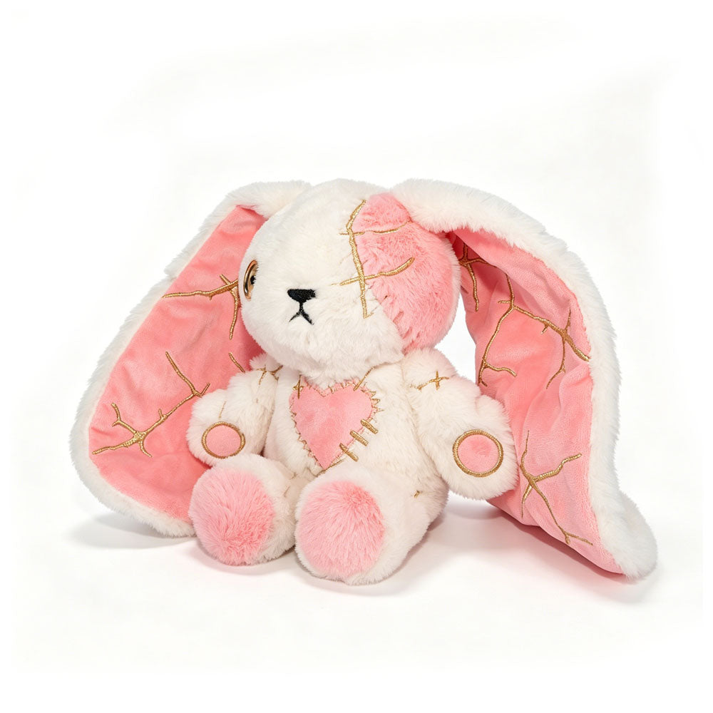 Plushie Dreadfuls -Pink Kintsugi Love Rabbit - Plush Stuffed Animal
