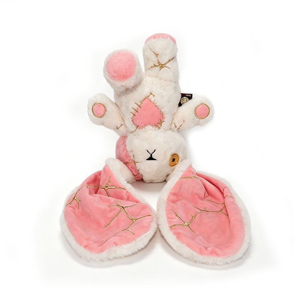 Plushie Dreadfuls -Pink Kintsugi Love Rabbit - Plush Stuffed Animal