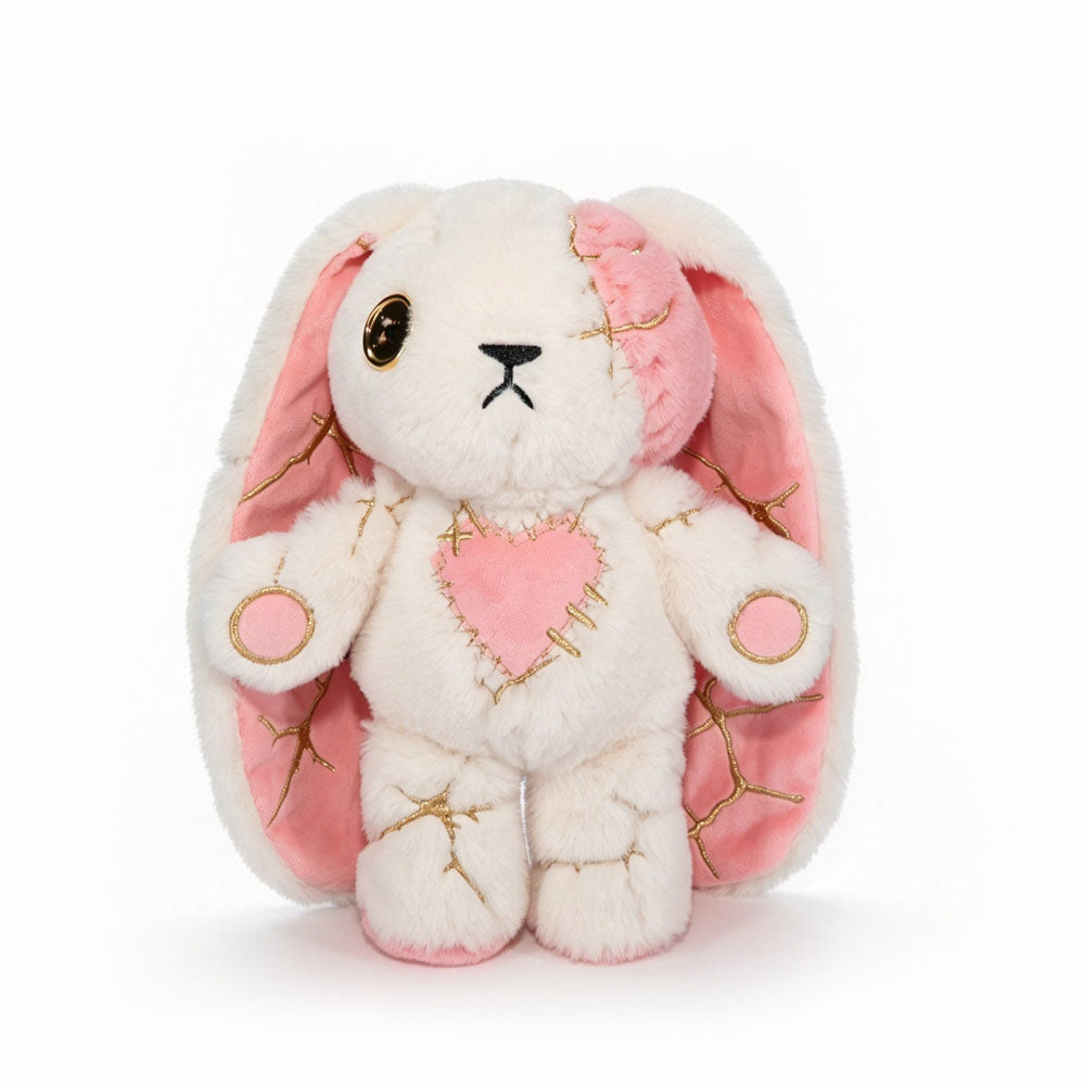 Plushie Dreadfuls -Pink Kintsugi Love Rabbit - Plush Stuffed Animal