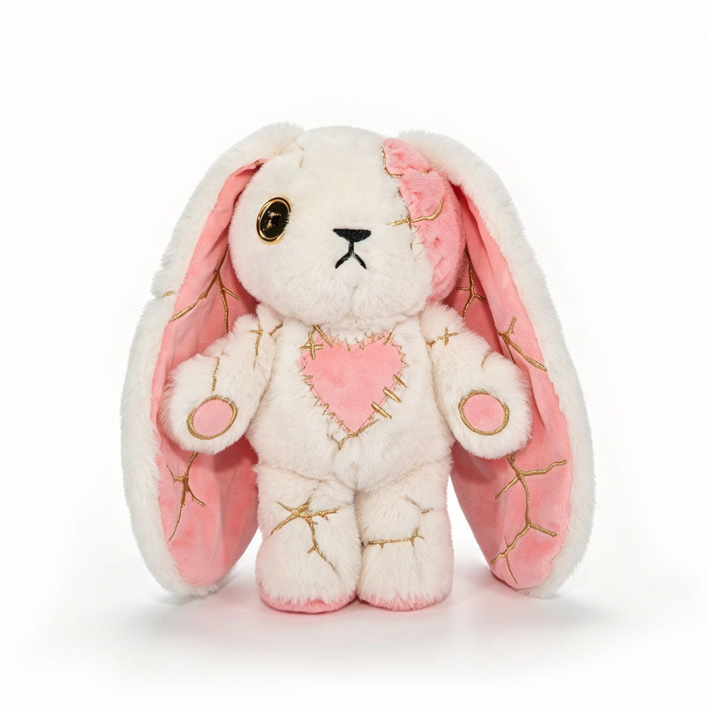 Plushie Dreadfuls -Pink Kintsugi Love Rabbit - Plush Stuffed Animal