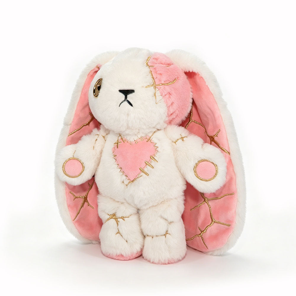Plushie Dreadfuls -Pink Kintsugi Love Rabbit - Plush Stuffed Animal