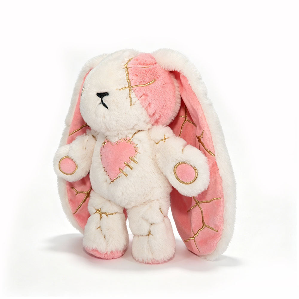 Plushie Dreadfuls -Pink Kintsugi Love Rabbit - Plush Stuffed Animal