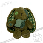 Plushie Dreadfuls - Lucky Green Plaid Love Rabbit - Plush Stuffed Animal - toy