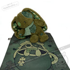 Plushie Dreadfuls - Lucky Green Plaid Love Rabbit - Plush Stuffed Animal - toy