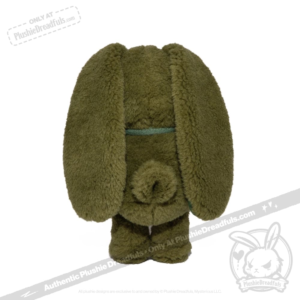 Plushie Dreadfuls - Lucky Green Plaid Love Rabbit - Plush Stuffed Animal - toy