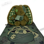 Plushie Dreadfuls - Lucky Green Plaid Love Rabbit - Plush Stuffed Animal - toy
