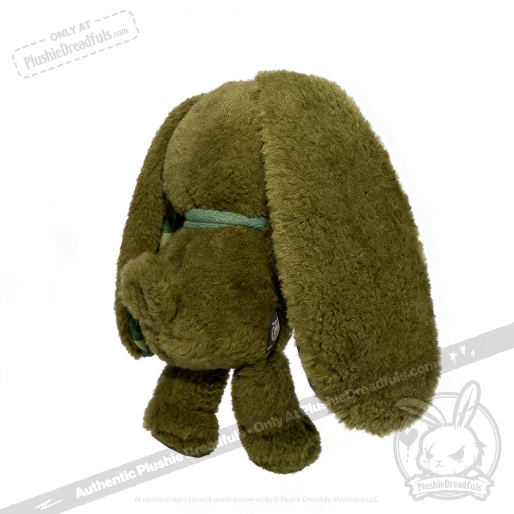 Plushie Dreadfuls - Lucky Green Plaid Love Rabbit - Plush Stuffed Animal - toy