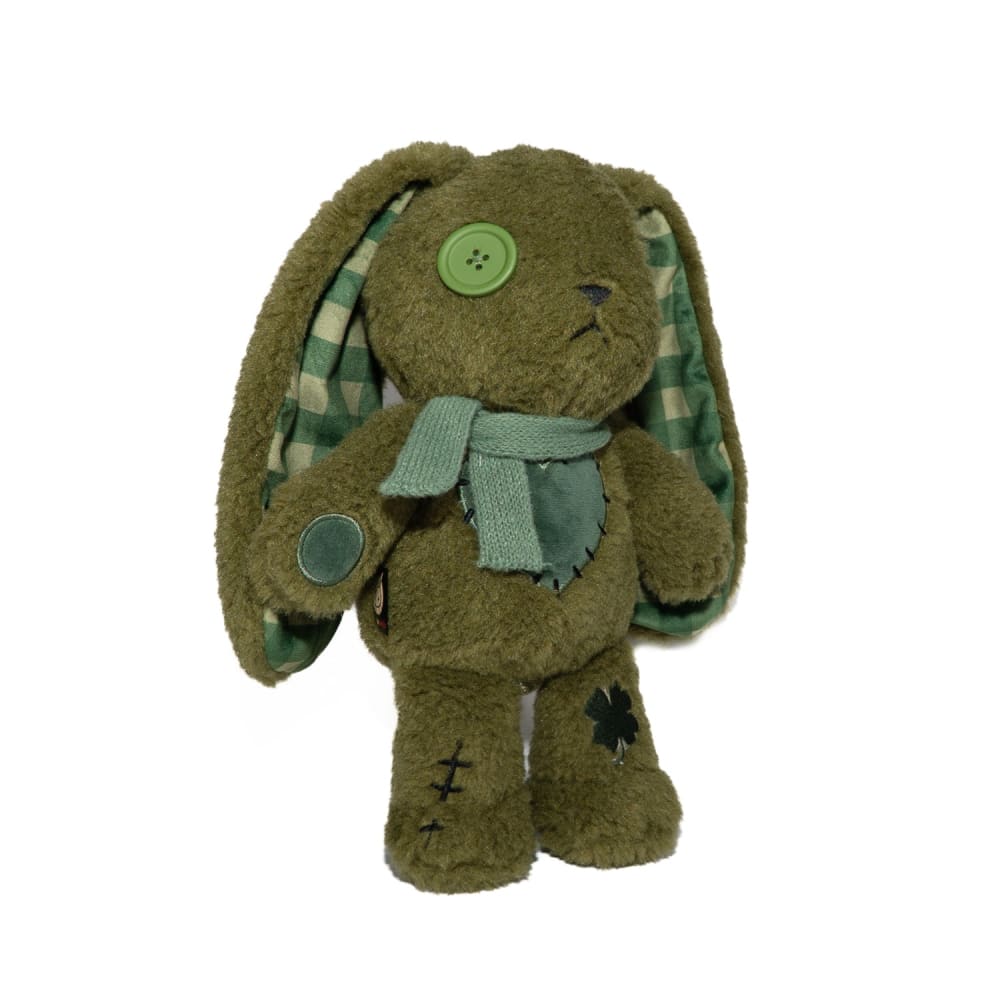 Plushie Dreadfuls - Lucky Green Plaid Love Rabbit - Plush Stuffed Animal - toy