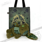 Plushie Dreadfuls - Lucky Green Plaid Love Rabbit - Plush Stuffed Animal - toy