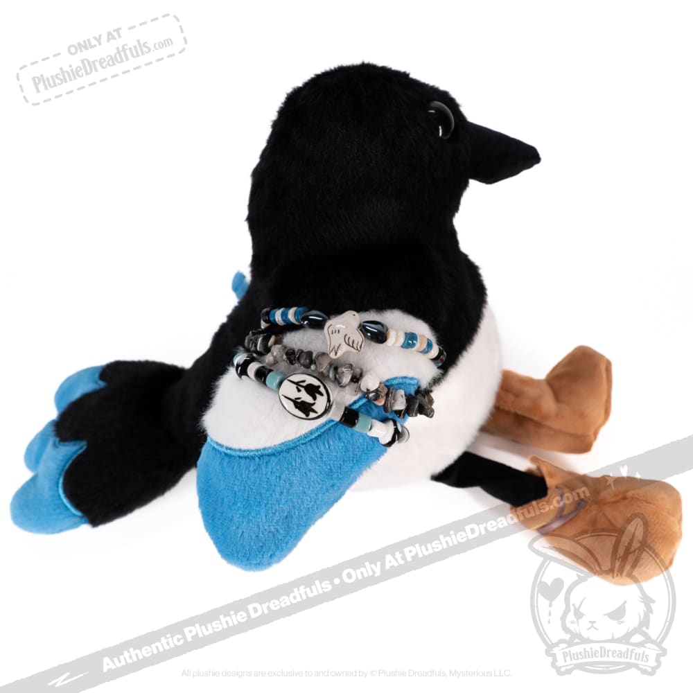 Plushie Dreadfuls - Magpie Stacking Friendship Bracelet